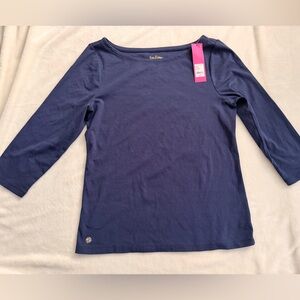 Lilly Pulitzer Navy Long Sleeve Tee
